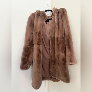 BCBG Faux Fur Coat
